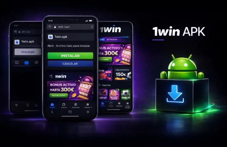 1win APK para Android paso a paso