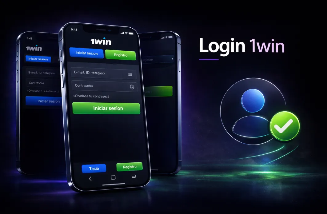 Registro e inicio de sesión en la 1win app