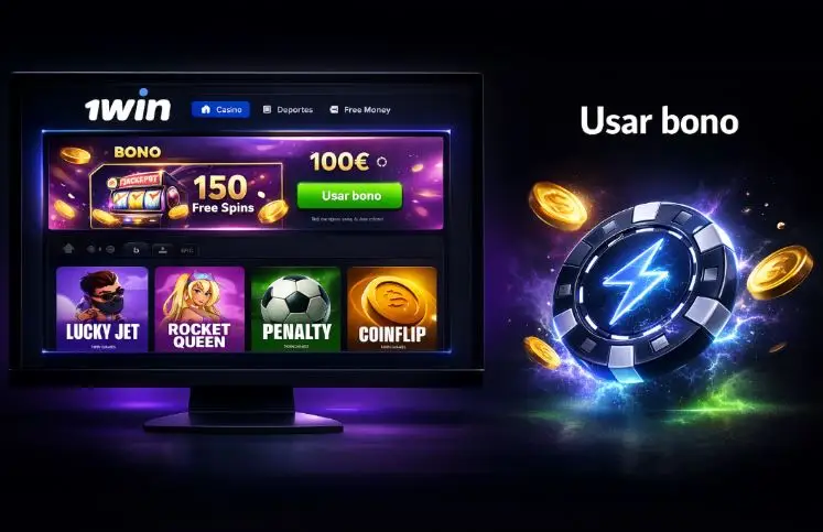 Cómo usar el bono de casino en 1win